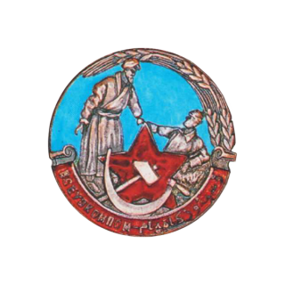 ВСЕУЗКОМПОМ (бронза), Знаки СССР