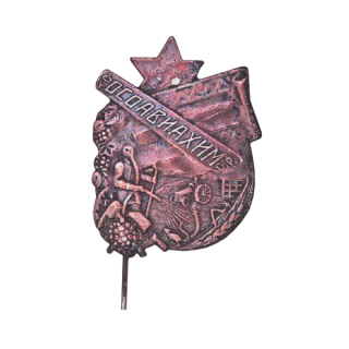 Знак ОСОАВИАХИМа Туркменской ССР (жесть)