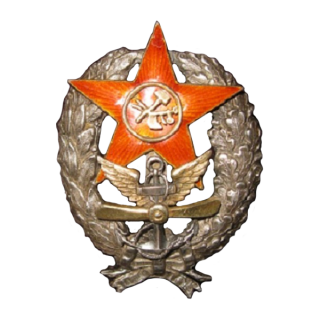 Петроградские воздухоплавательные командные курсы РККА, Знаки СССР
