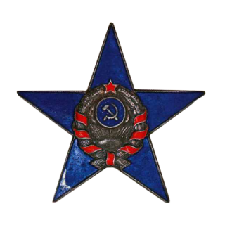 Знак на головной убор (шлем) постоянного милиционера., Каталог значков СССР